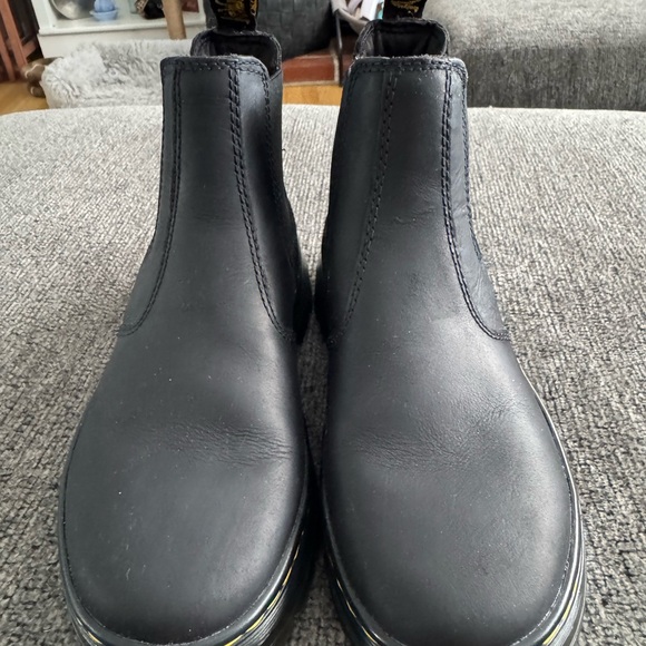 Dr. Martens Shoes - Black Leather Dr Marten Chelsea Boots